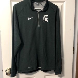 Nike Michigan state three quart zip